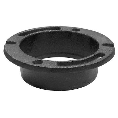 Jones Stephens 4in. x 2-1/2in. Cast Iron Inside Caulk Closet Flange, Service Weight C41421